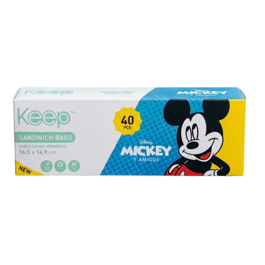 BOLSAS PARA SANDWICH DISNEY KEEP