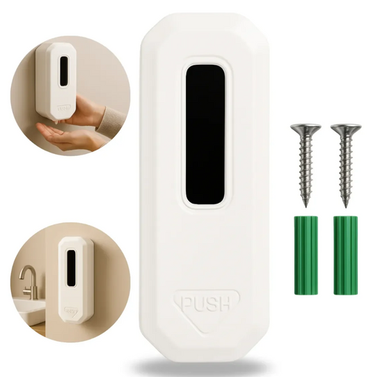 Dispensador De jabón Liquido Rellenable plástico Pared 500ml