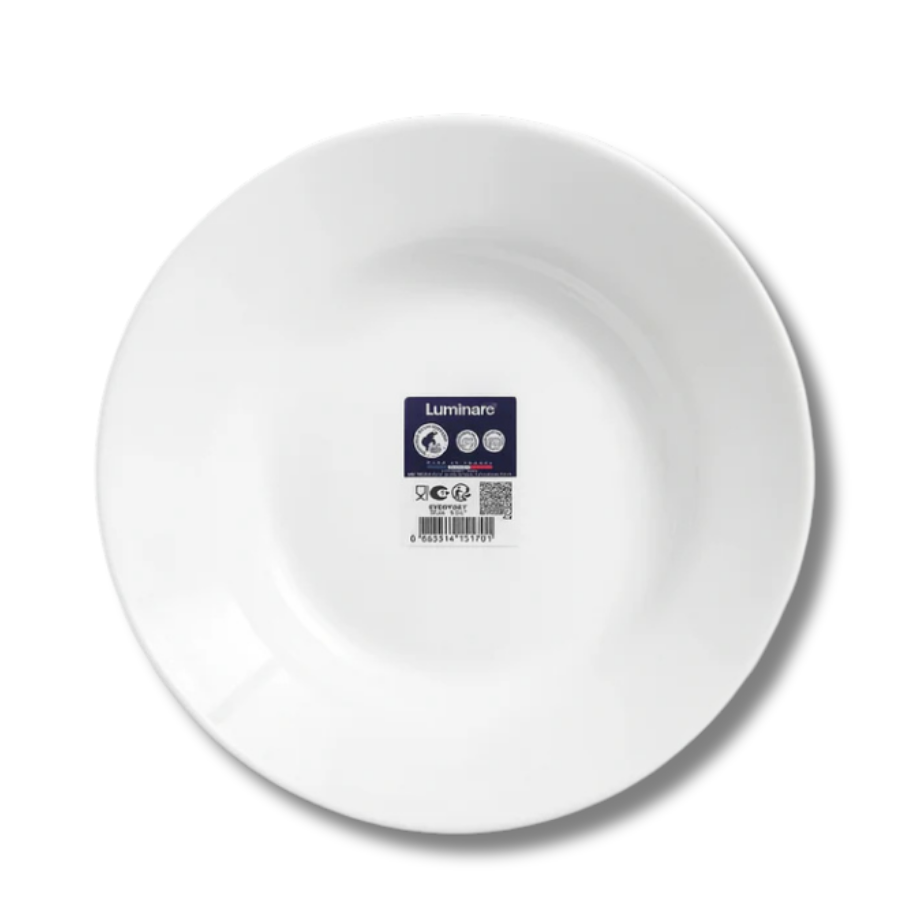 SET DE 6 PLATOS HONDOS LUMINARC 22 CMS