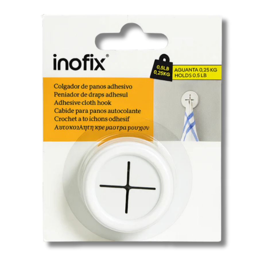 COLGADOR ADHESIVO PARA PAÑOS INOFIX