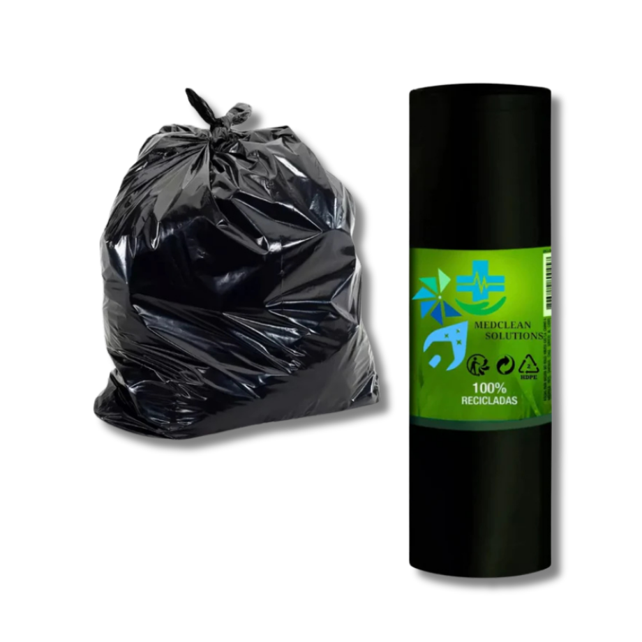 BOLSAS PARA BASURA CORDON ASA PEQUEÑA Y GRANDE