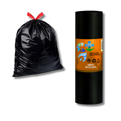 BOLSAS PARA BASURA CORDON ASA PEQUEÑA Y GRANDE