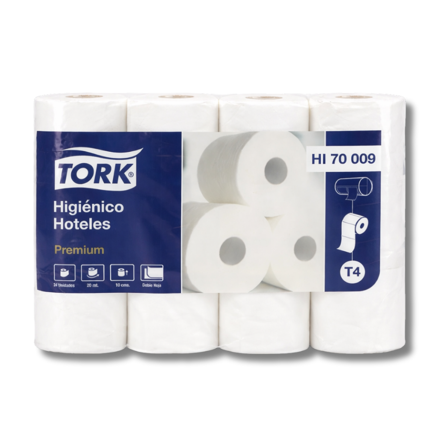 PAPEL HIGIÉNICO PREMIUM DOBLE HOJA TORK