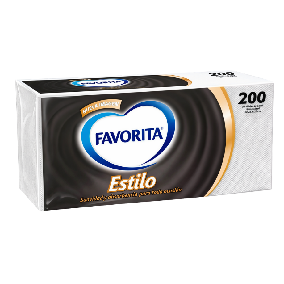 PACK DE SERVILLETAS FAVORITA ESTILO