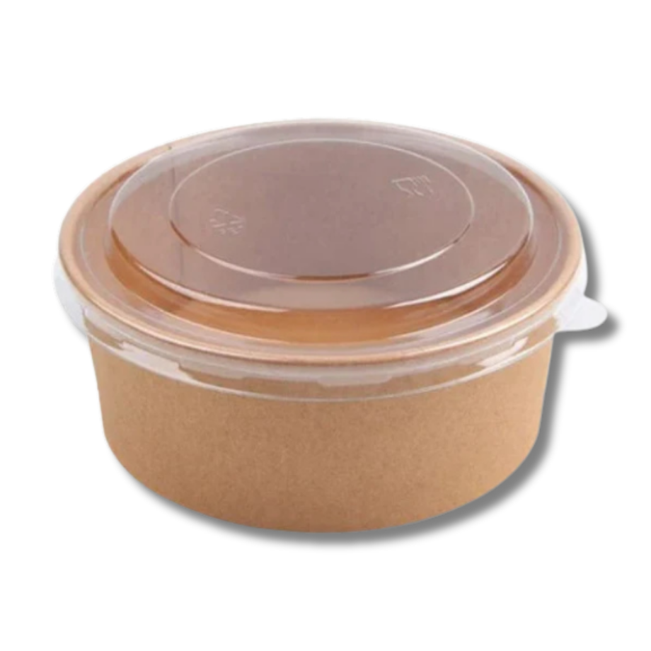 BOWLS KRAFT CON TAPA PLÁSTICA 750CC
