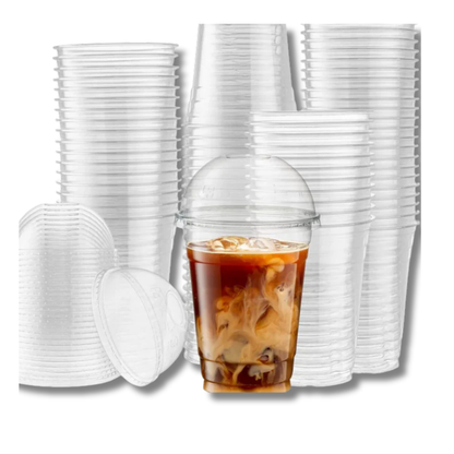 VASOS TRANSPARENTES PLÁSTICOS DESECHABLES