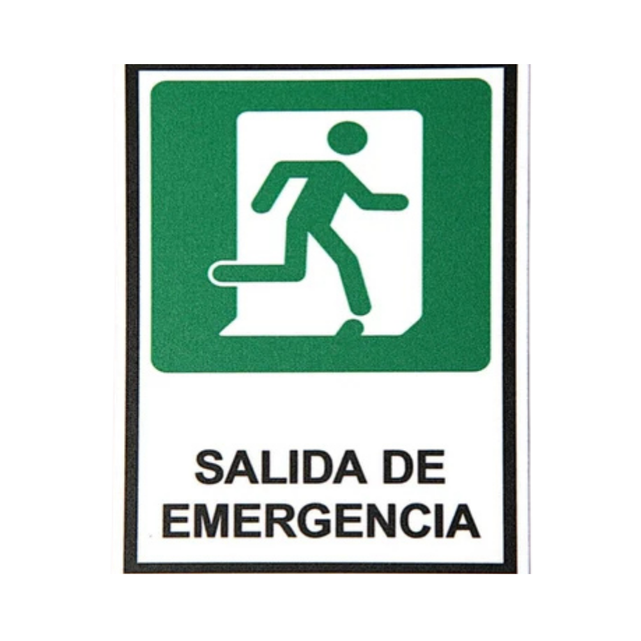 Señalética Salida de emergencia