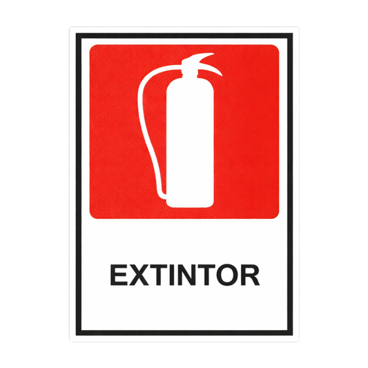 Señalética Seguridad Extintor