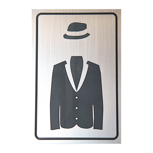 Señalética Baño Hombre – estilo vintage