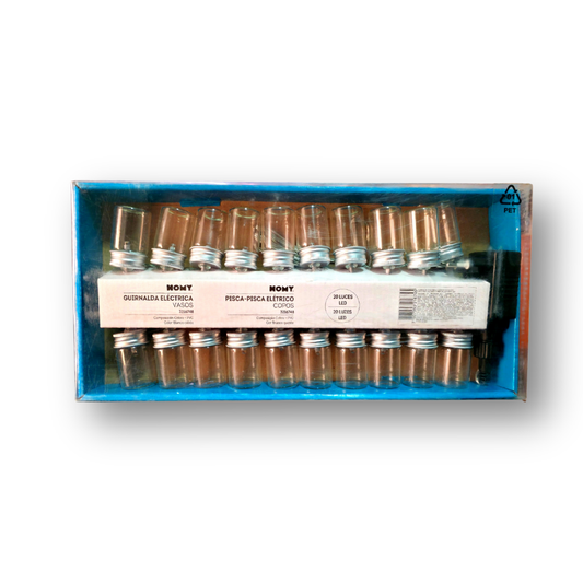 GUIRNALDA ELÉCTRICA VASOS HOMY