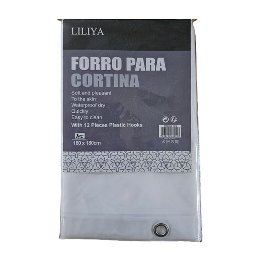 Forro para cortina de baño