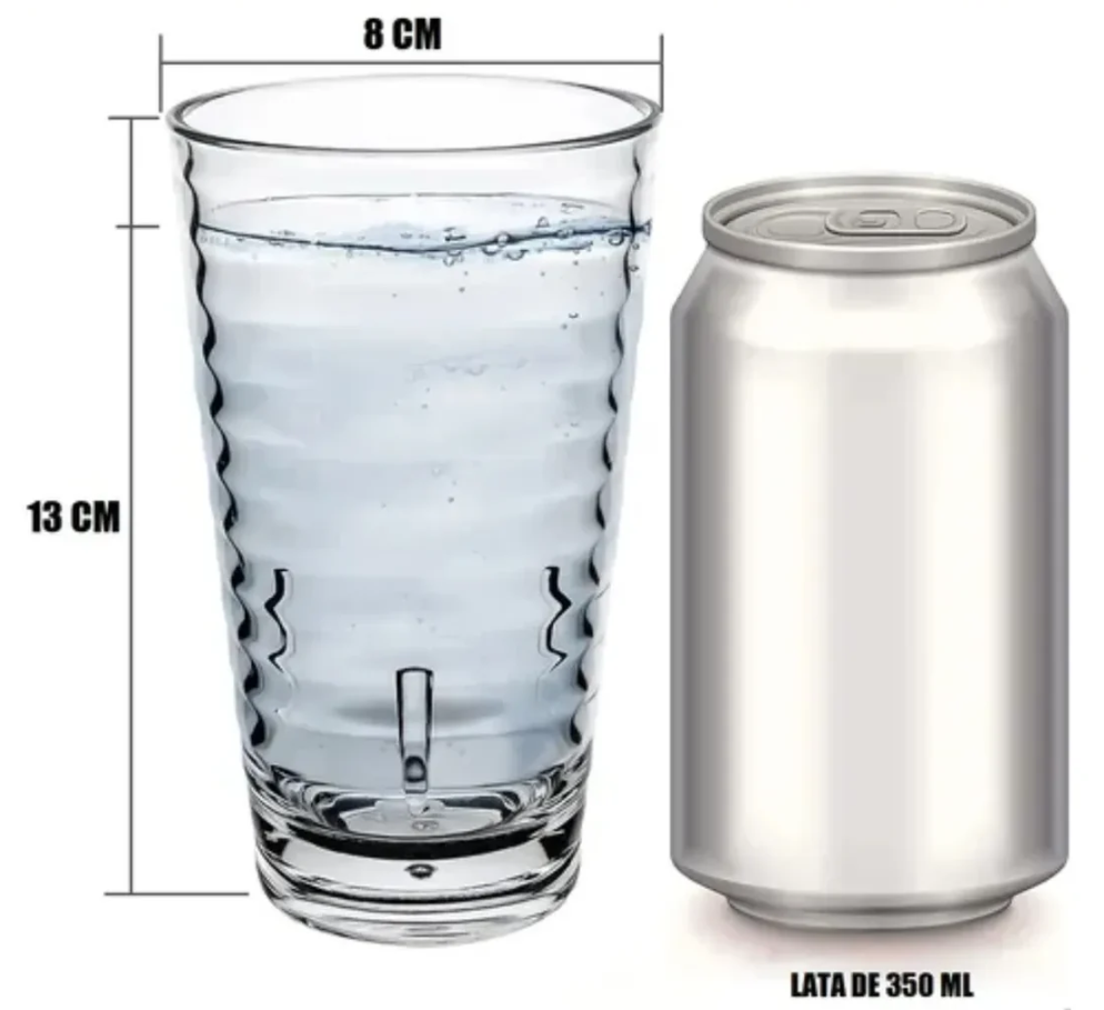 Vaso Cervecero Reutilizables Acrilico Vaso Plastico 350ml