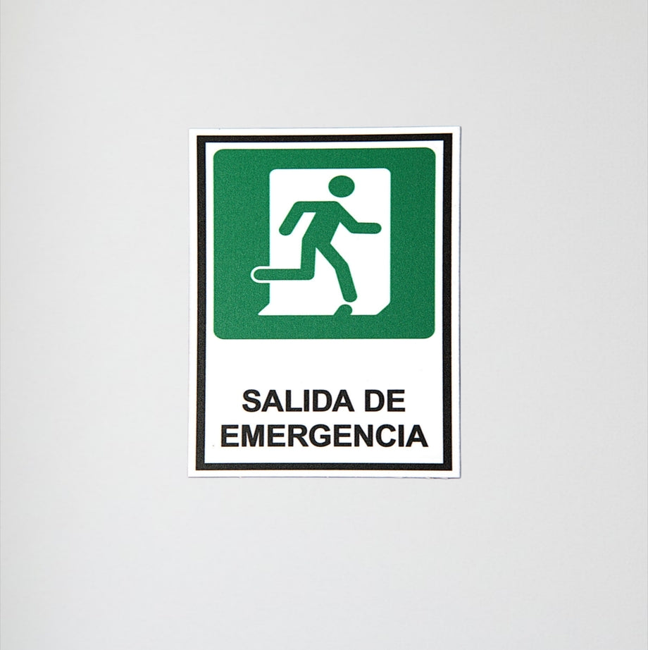 Señalética Salida de emergencia