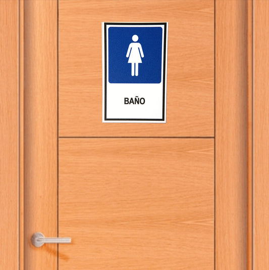 Señalética Baño Mujeres