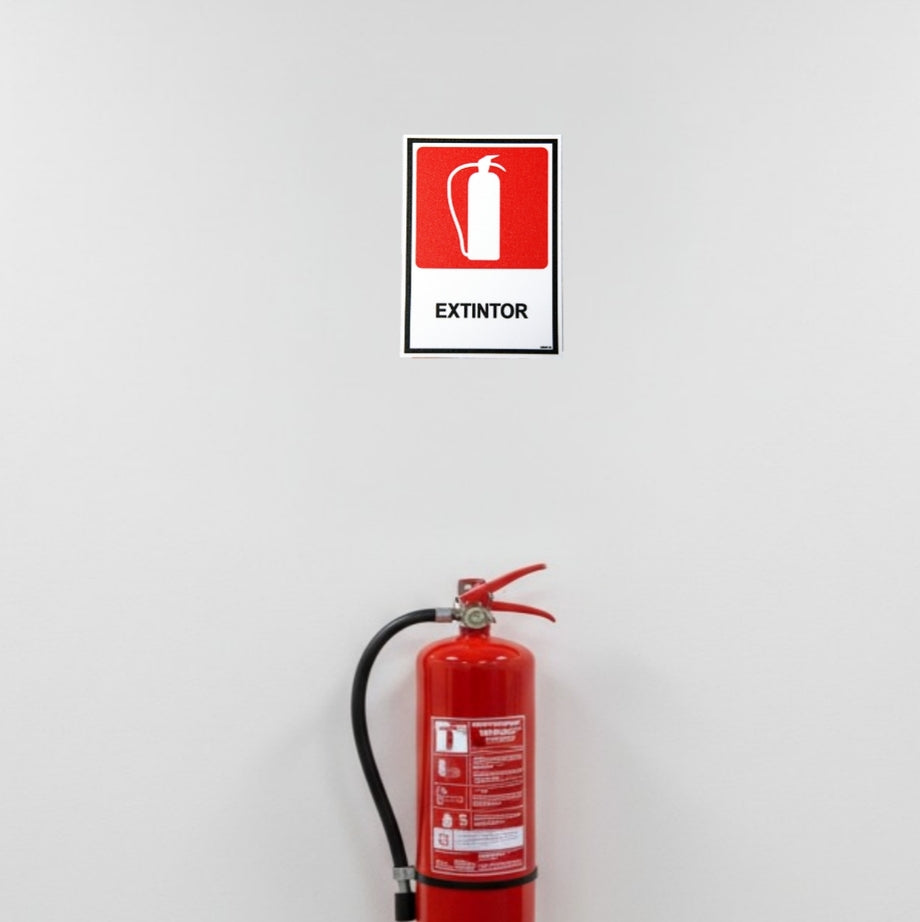 Señalética Seguridad Extintor